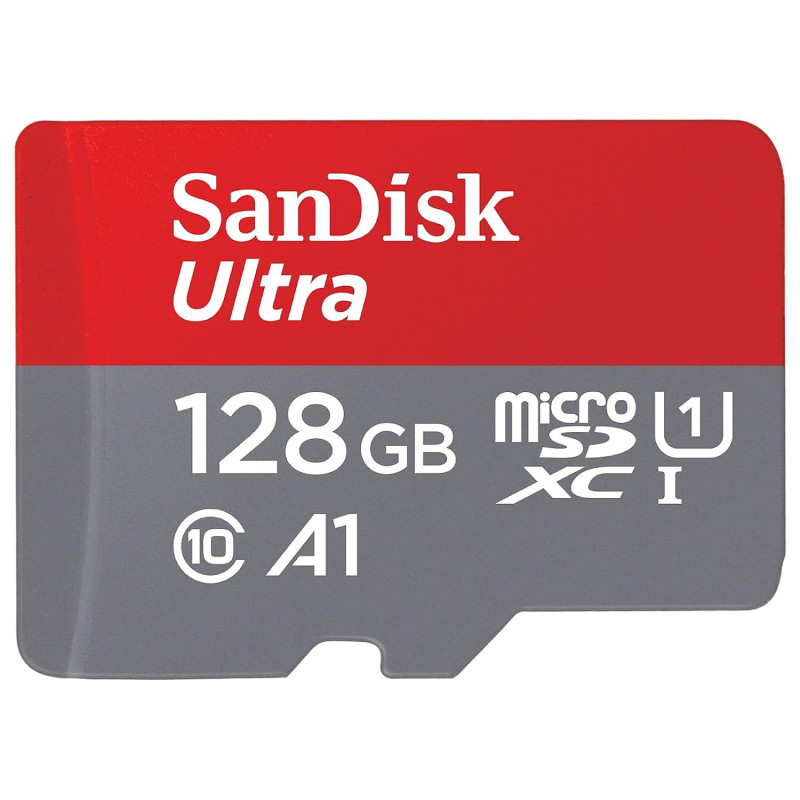 Memory Card SanDisk 128GB Ultra microSD XC UHS-I Card SDSQUAB-128G-GN6MN