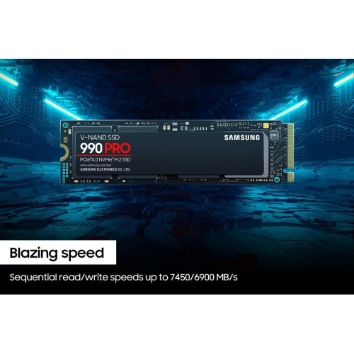 דיסק SSD Samsung 990 PRO MZ-V9P4T0B M.2 4TB PCIe Gen4x4