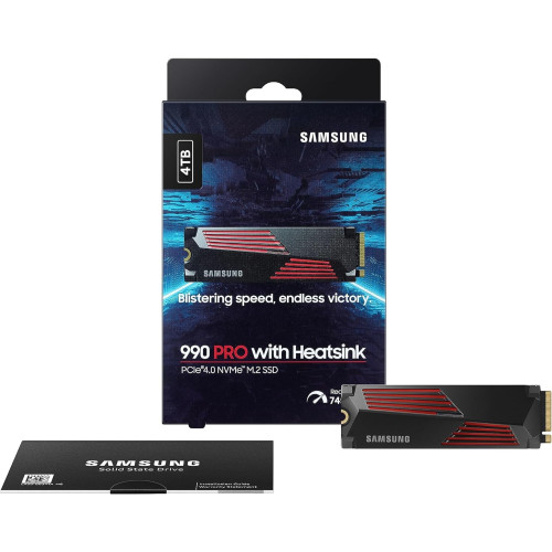 SSD Диск Samsung 990 PRO MZ-V9P4T0B M.2 4TB PCIe Gen4x4