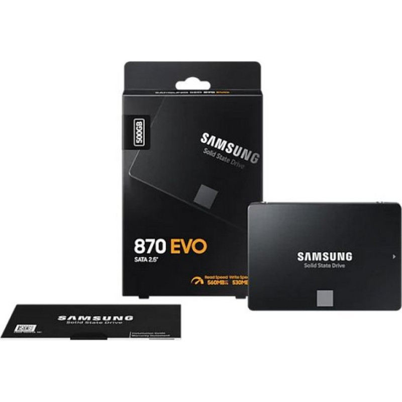 SSD Диск Samsung 870 EVO MZ-77E500BW 2.5" 500GB SATA 3