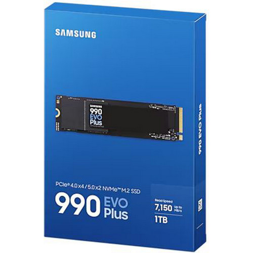 דיסק SSD Samsung 990 EVO Plus PCIe 4.0 NVMe M.2 SSD 1TB MZ-V9S1T0BW M.2