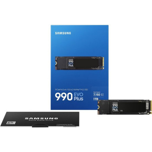 דיסק SSD Samsung 990 EVO Plus PCIe 4.0 NVMe M.2 SSD 1TB MZ-V9S1T0BW M.2