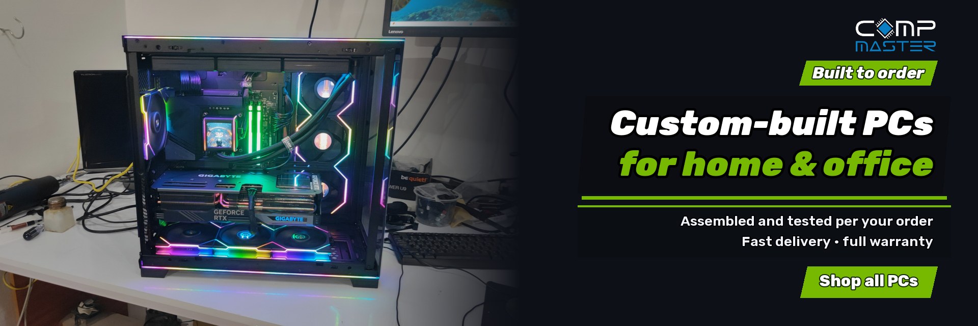 Custom-built PCs made to order