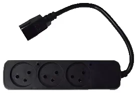 מפצל חשמל לאל פסק Luggar Power Cable for UPS 3 connectors