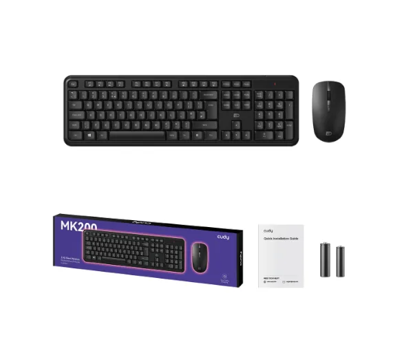 CUDY MK200 2.4GHz Silent Keyboard and Mouse