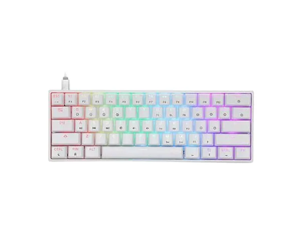 GK61 RGB Glacier Yellow לבן