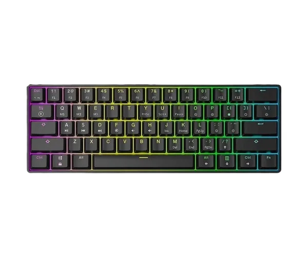 GK61 RGB Glacier Yellow שחור