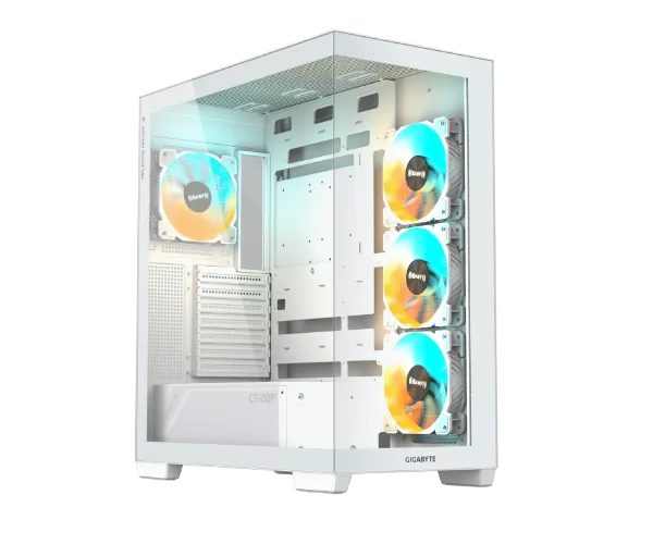 Gigabyte C500 Panoramic Stealth Ice Mid-Tower ATX לבן