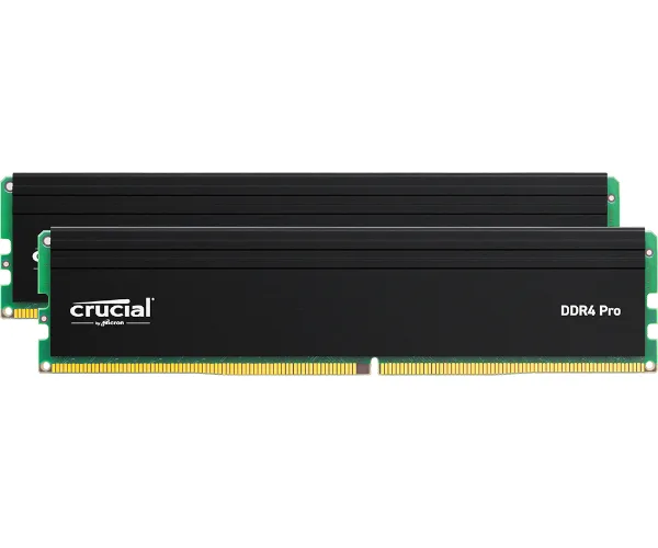 Crucial Pro DDR4 UDIMM 64GB Kit (2x32) 3200MHz