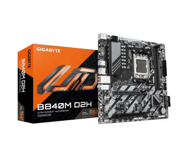 Gigabyte B840M D2H 1.2 X3D DDR5 AM5 Micro-ATX