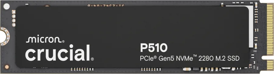 Crucial P510 1TB PCIe Gen5 NVMe M.2 2280 with Heatsink
