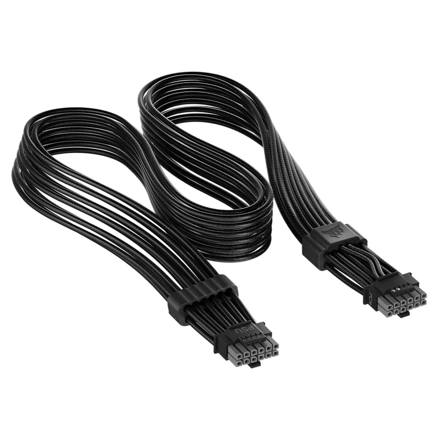 Corsair ThermalProtect PCIe 5.1 600W 12V-2x6 Cable שחור