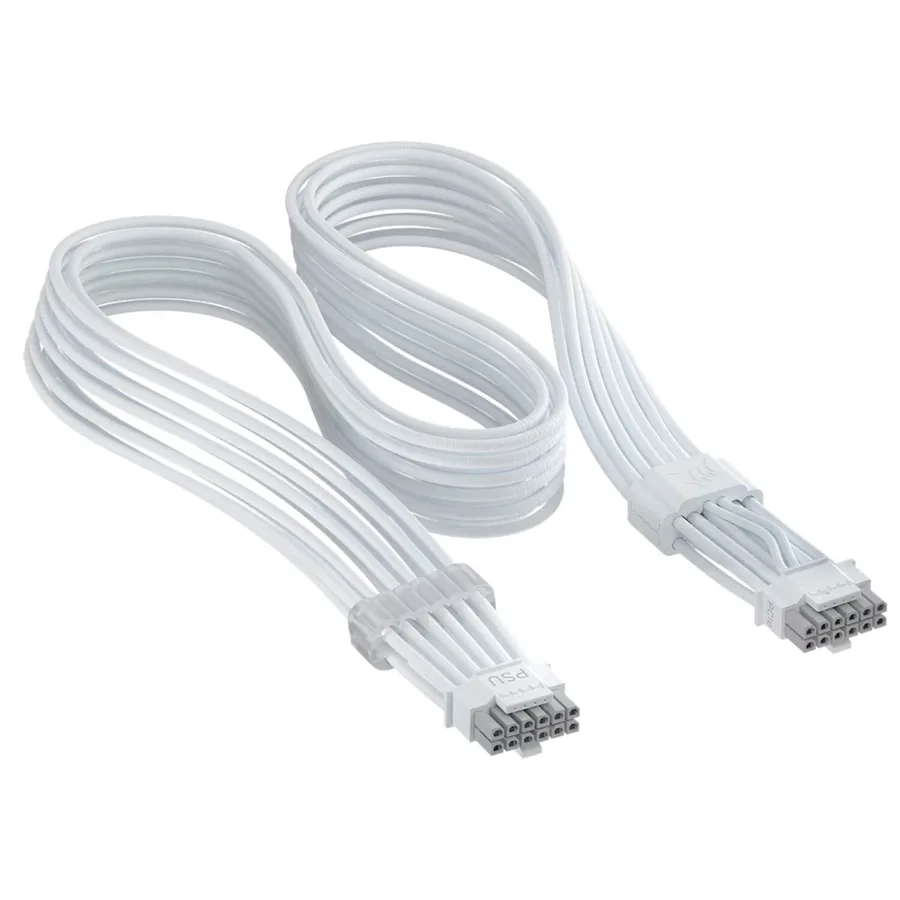 Corsair ThermalProtect PCIe 5.1 600W 12V-2x6 Cable לבן