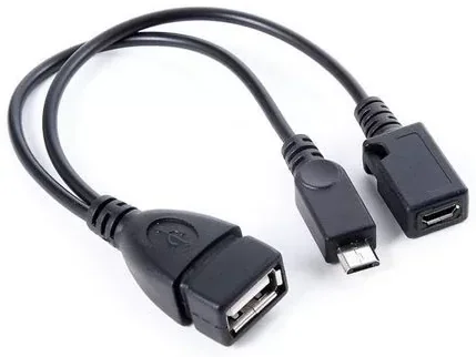 כבל Gold Touch Micro USB to OTG Cable w/Power