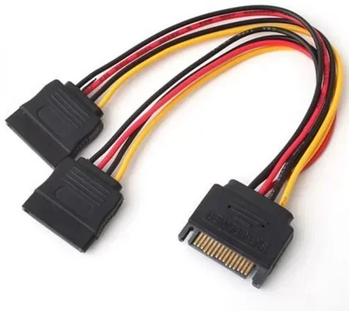Разветвитель питания Gold Touch Sata Male to 2 Sata Female