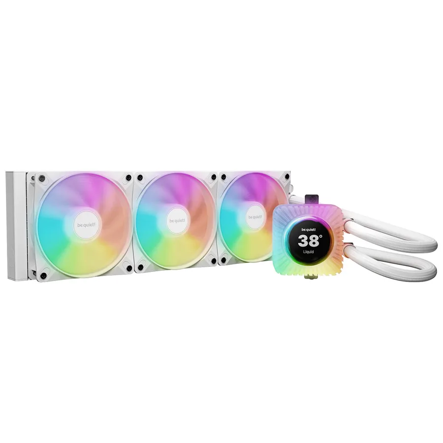 be quiet! LIGHT LOOP IO LCD 360mm לבן