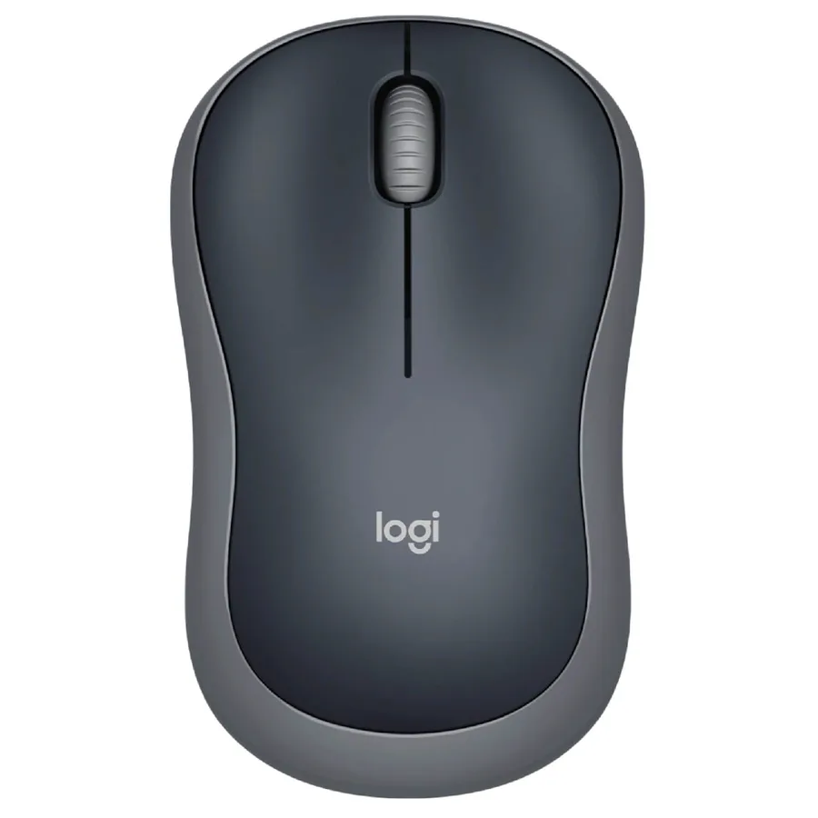 Logitech M185 Wireless Mouse серый