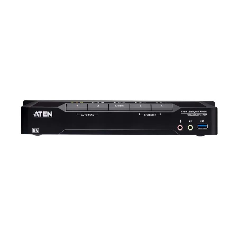 ATEN CS1924A 4-Port DisplayPort 8K KVMP Switch