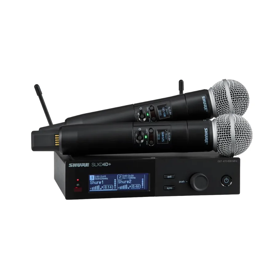 Shure SLXD24D+/58 Dual Wireless Microphone System
