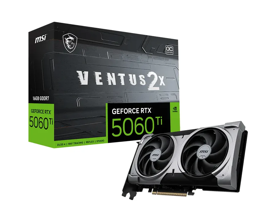 MSI RTX 5060 Ti 16G VENTUS 2X OC PLUS