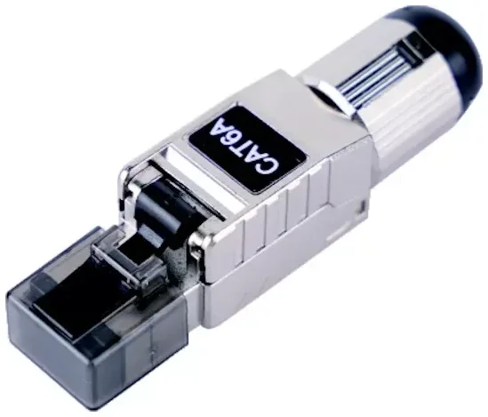 Сетевой разъем Luggar CAT6A / CAT7 STP Tool-less Plug