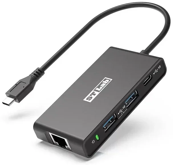 מפצל USB St-Lab 10Gbps USB-C Multiport Adapter