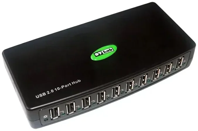 מפצל USB St-Lab 10 Ports USB2.0 Hub