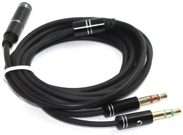 Gold Touch Extension Audio Cable 2PL Male 1m