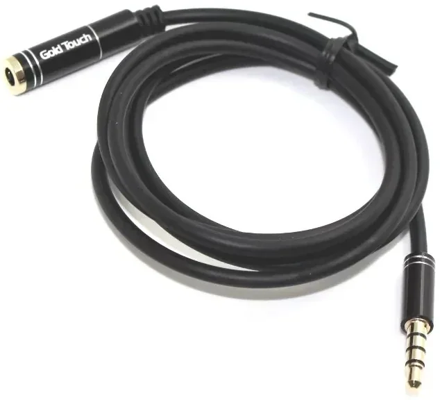 כבל אודיו Gold Touch Extension Audio Cable 1m
