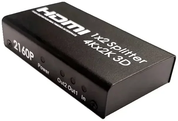 מפצל HDMI Gold Touch 2 Ports 4K HDMI Splitter