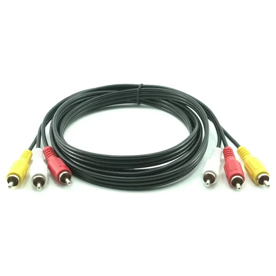 Gold Touch 3RCA to 3RCA Audio Video Cable 3m