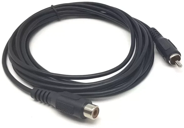 Gold Touch RCA Male to Female Extension Cable 1.8m