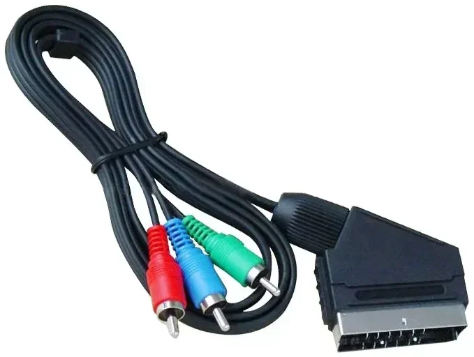 Gold Touch SCART to 3RCA Component Cable M/M 1.8m