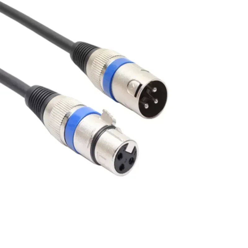 כבל אודיו Gold Touch XLR Male to Female Microphone Cable 10m Silver Plug
