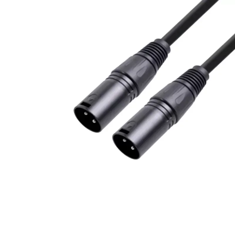Gold Touch XLR Male to Male Cable 3m Black Plug