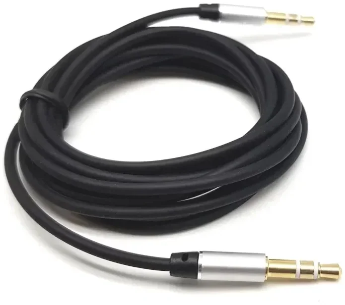 Аудиокабель Gold Touch Slim 3.5mm AUX 0.5m черный