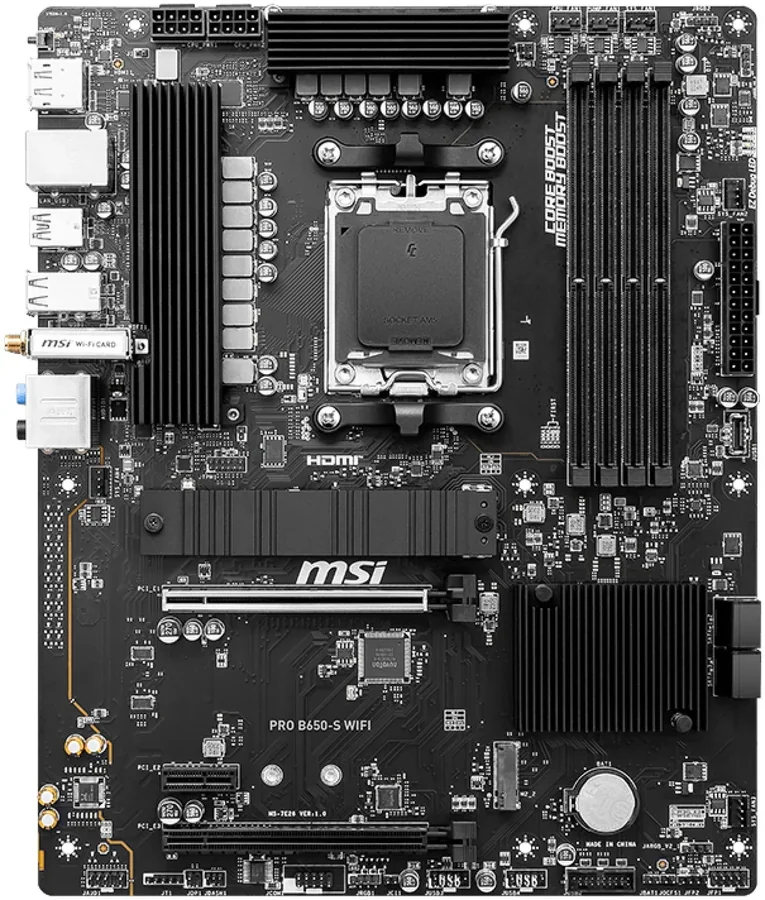 MSI PRO B650-S WIFI AM5 ATX Motherboard