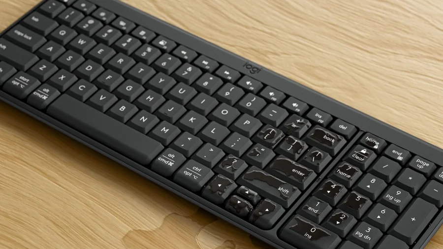 Беспроводной комплект клавиатура и мышь Logitech MK250 Compact Bluetooth Wireless Combo графит