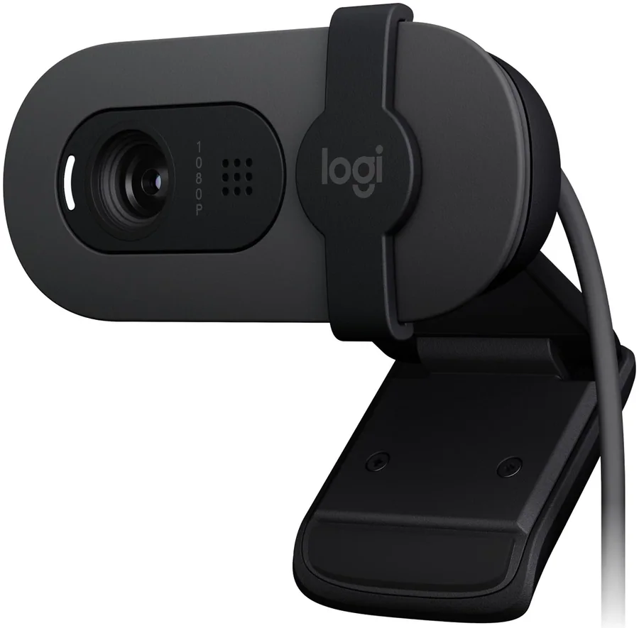 מצלמת רשת Logitech Brio 100 Full HD Webcam גרפיט
