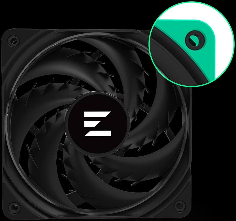 Zalman ZM-AF120 120mm Case Fan Black