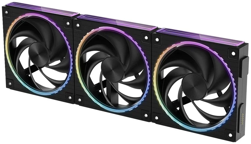 Zalman ZM-DF120 A3 120mm Daisy Chain PWM Case Fan 3-Pack Black