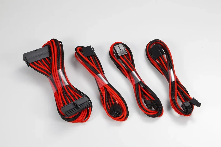 כבל Phanteks Extension Cable Combo Pack שחור, אדום
