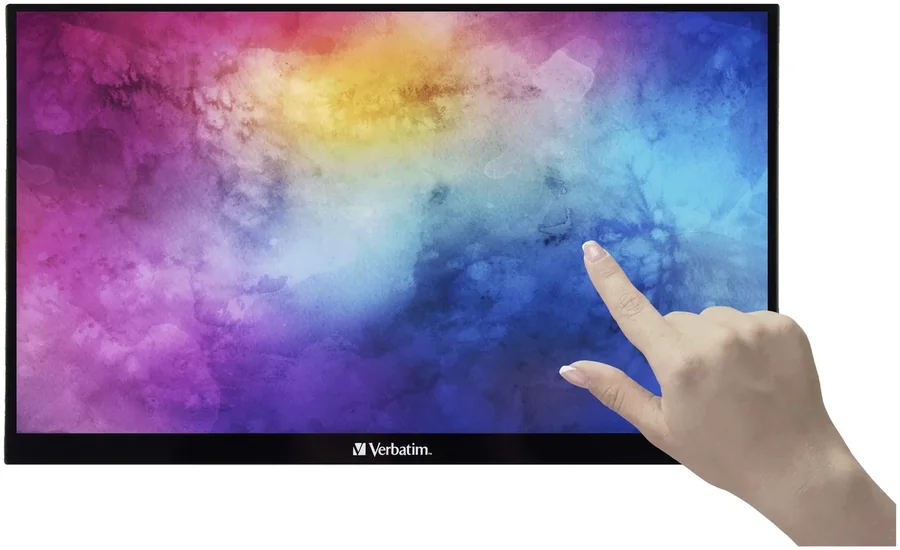 מסך נייד Verbatim PMT-14 Portable Touchscreen Monitor 14