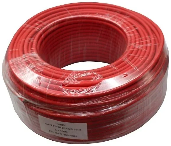 Сетевой кабель Luggar CAT7 F/FTP 23AWG 100m