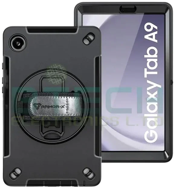 Защищенный чехол для планшета Armor-X RIN for Galaxy Tab A9, черный