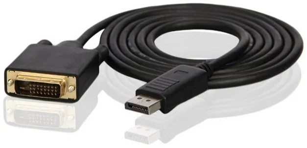 כבל מסך DisplayPort to DVI 1.8m