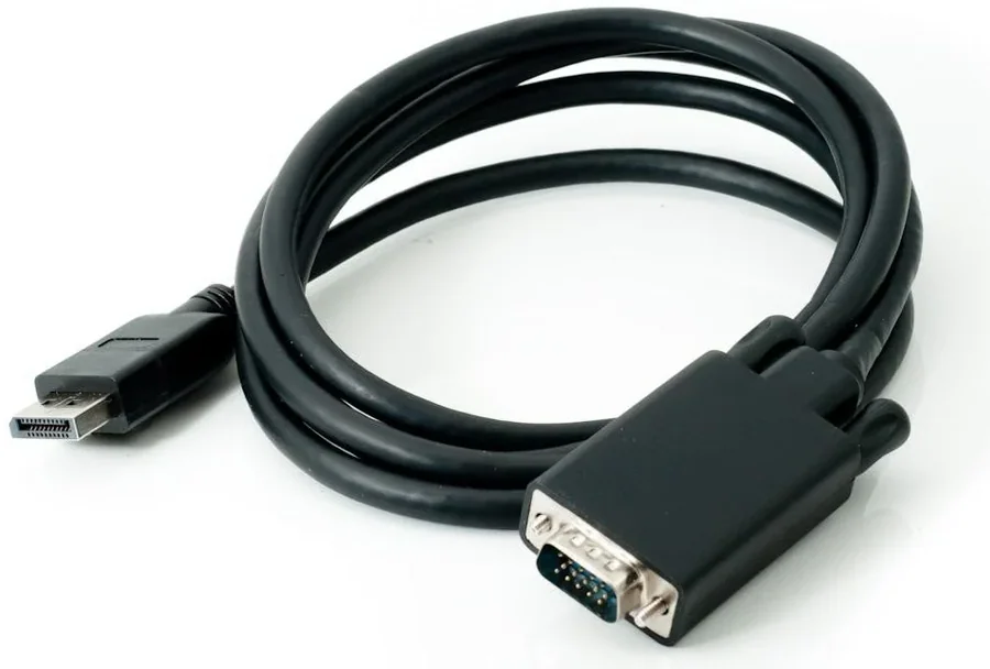 כבל מסך DisplayPort to VGA 1.8m