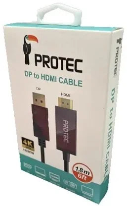 כבל Protec DM137 DP TO HDMI 1.8M