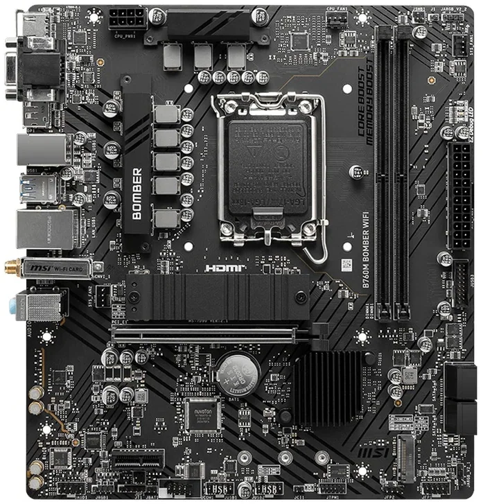 MSI B760M BOMBER WIFI DDR5 Motherboard
