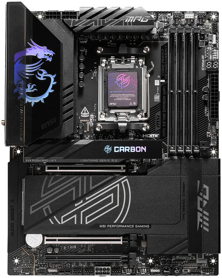 לוח אם MSI MPG X870E CARBON WIFI